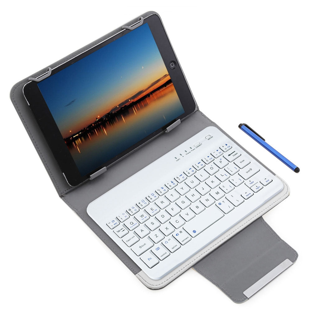3 in 1 Universal Wireless Bluetooth 3.0 Keyboard Protective Case with Stander for 7 / 8 inch Tablet