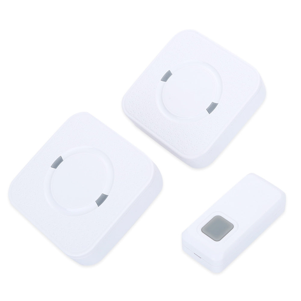 2 Plug-in Cordless Remote Wireless Digital Doorbell