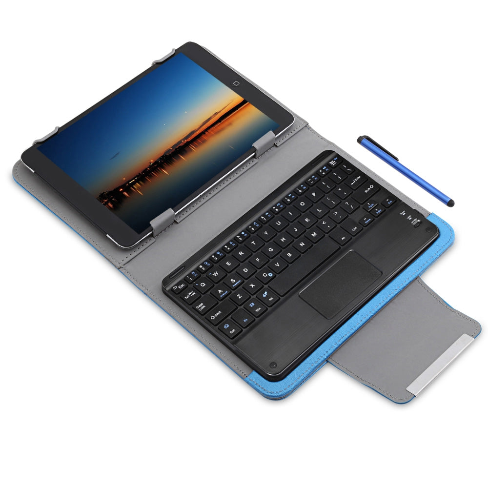 3 in 1 Universal Wireless Bluetooth Keyboard Touch Control Tablet Protective Case with Stander f...