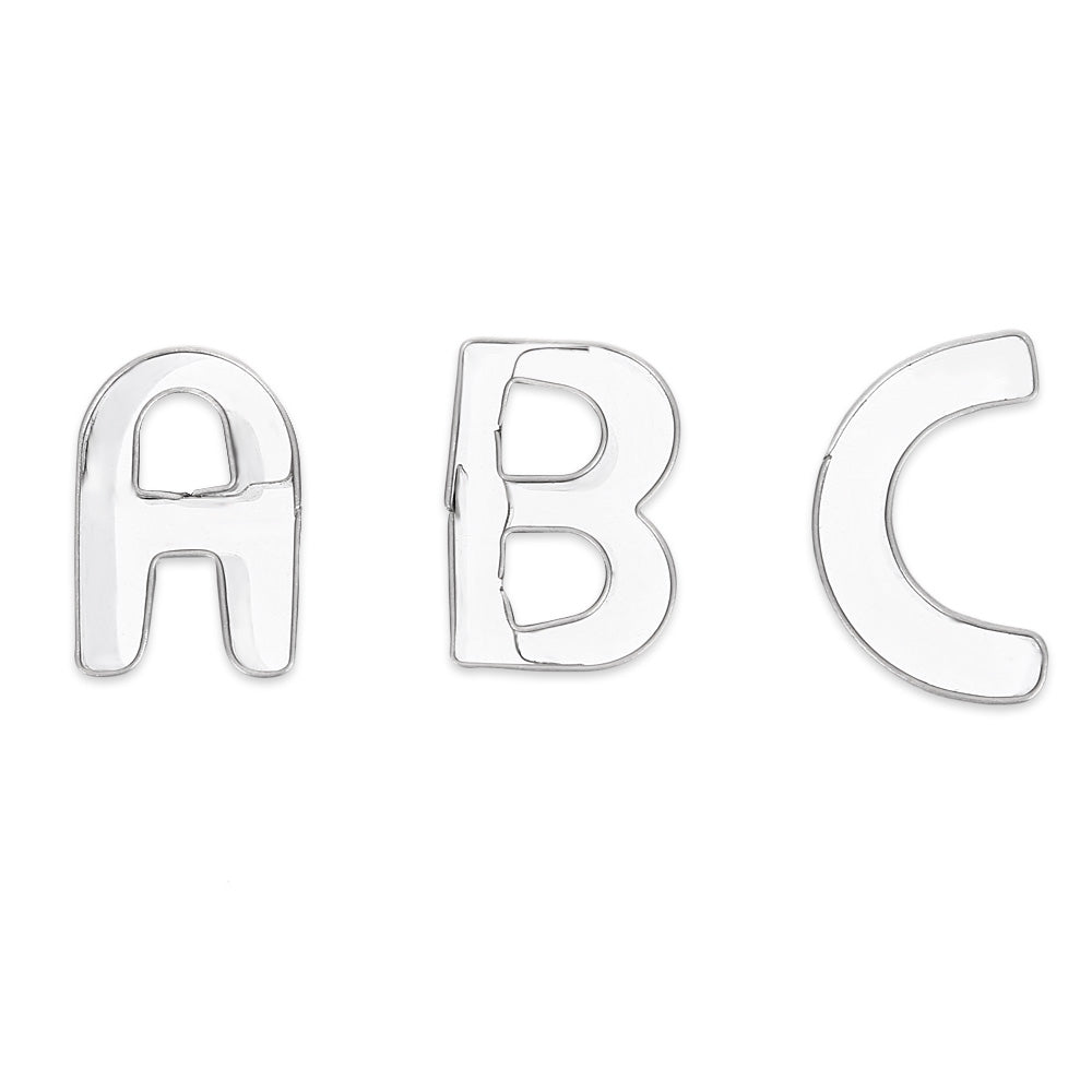 26 Letters Alphabet Stainless Steel Cookie Cutter Pastry Mold