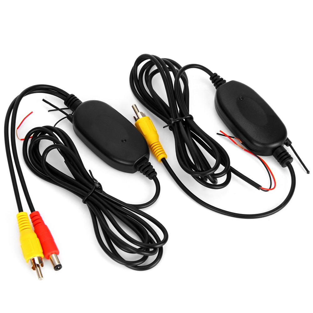 2.4G Wireless RCA Video Transmitter Receiver Kit for Car DVD Monitor Rear View Camera Reverse Ba...