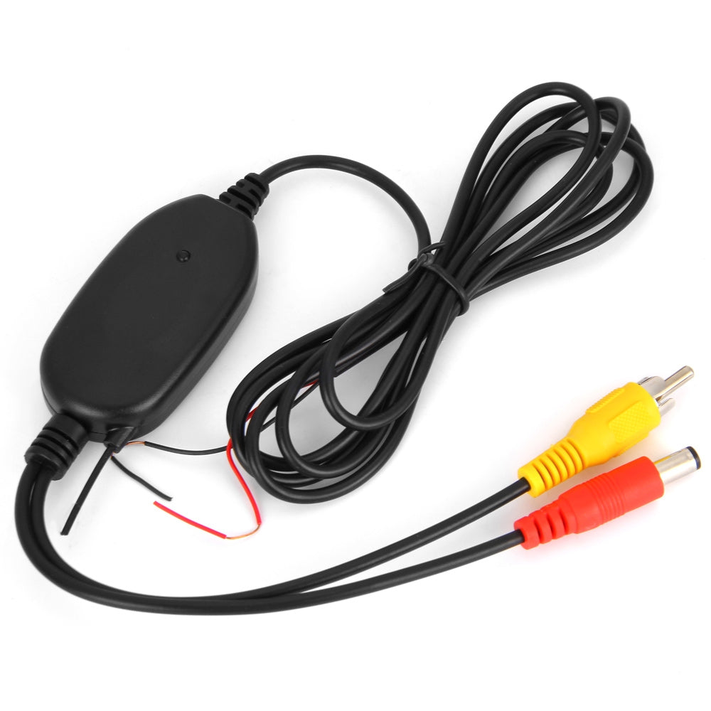 2.4G Wireless RCA Video Transmitter Receiver Kit for Car DVD Monitor Rear View Camera Reverse Ba...