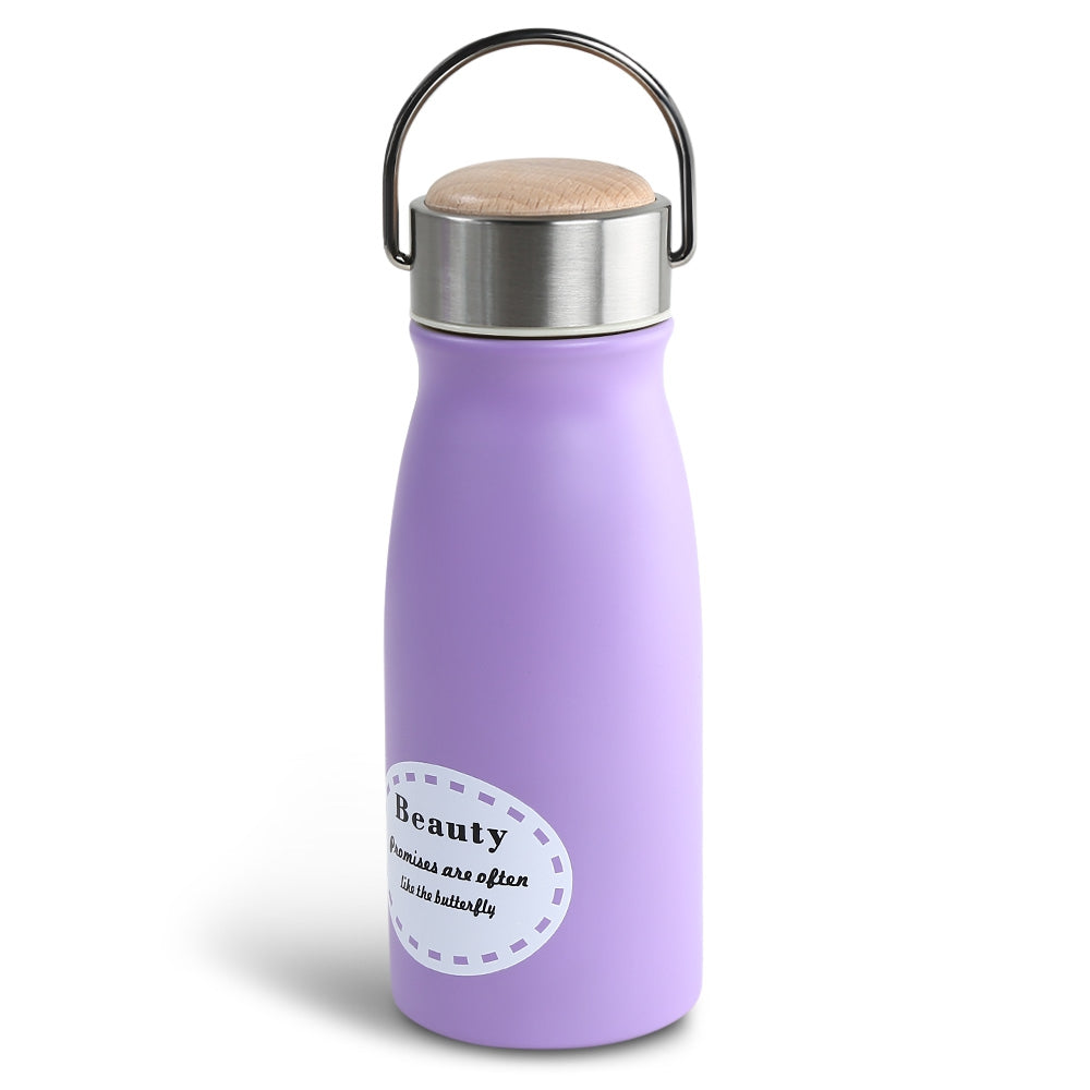 300ML Wood Cap Stainless Steel Vacuum Insulation Bottle