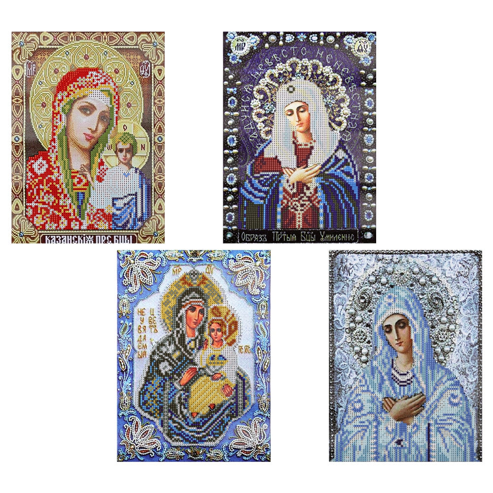 30 x 40cm Virgin Religion Diamond Painting Cross Stitch Tool