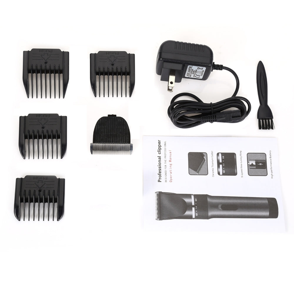 BaoRun P6 Professional Rechargeable Pet Electric Hair Clipper Cutter Scissor with Grooming Kit