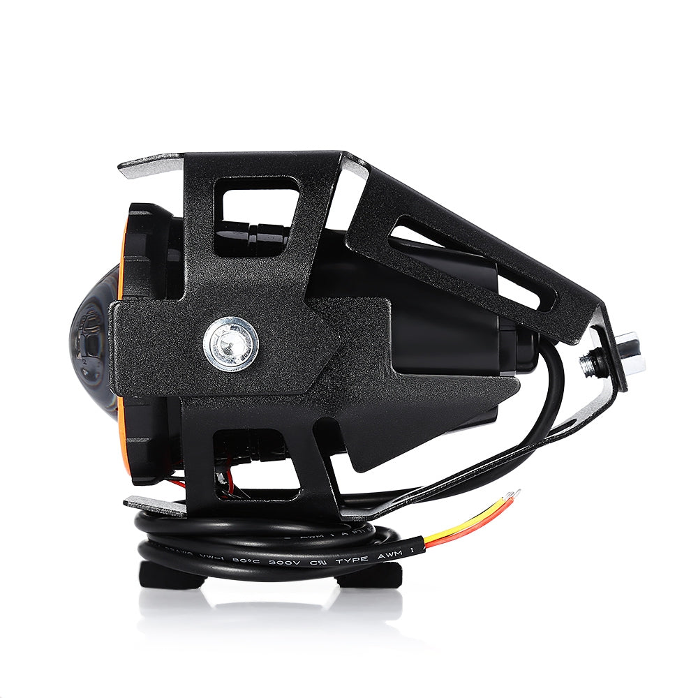 125W 12V 3000LM U7 LED Transform Eagle Eye Spotlight Motorcycle Headlight Fog Lamp
