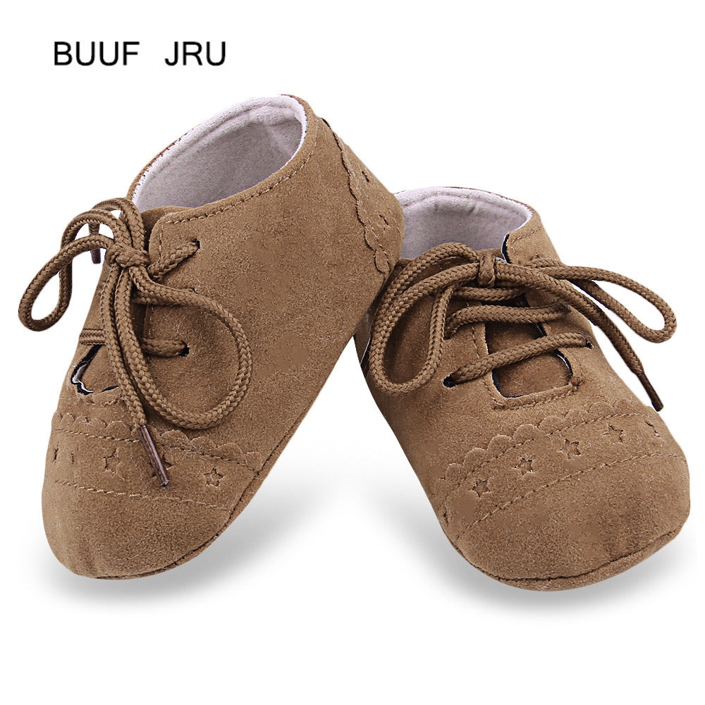 BUUF JRU Star Print Skid-proof Soft Sole Infant Toddler Shoes
