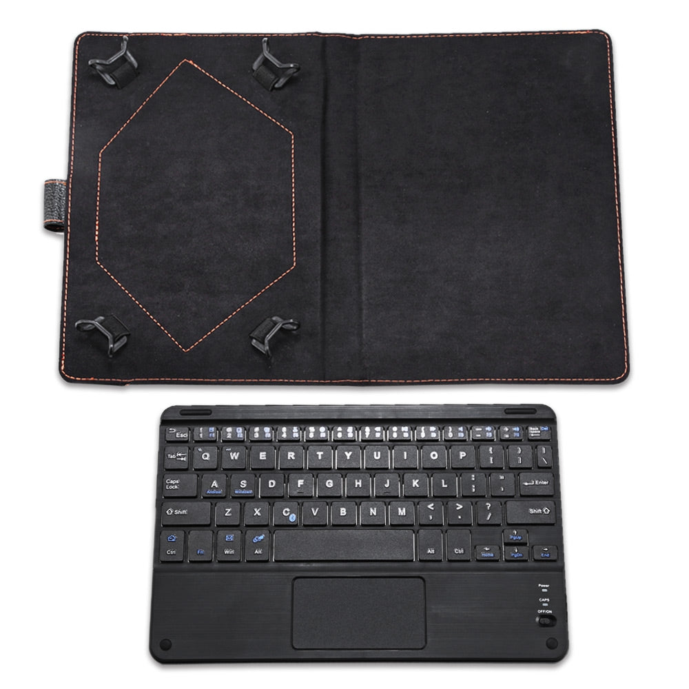 3 in 1 Universal Wireless Bluetooth Keyboard Touch Control Tablet Protective Case with Stander f...