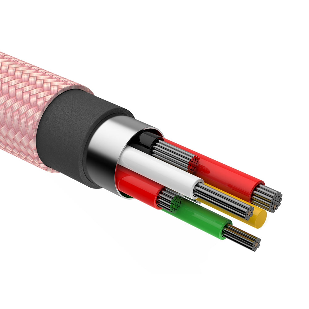 Baseus Shining 8 Pin Cable Charging Data Cord with Jet Metal