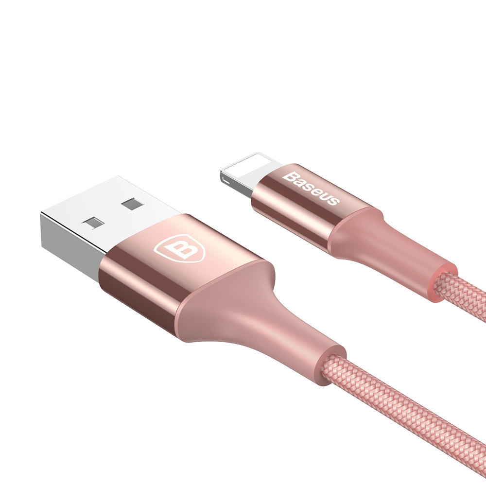 Baseus Shining 8 Pin Cable Charging Data Cord with Jet Metal