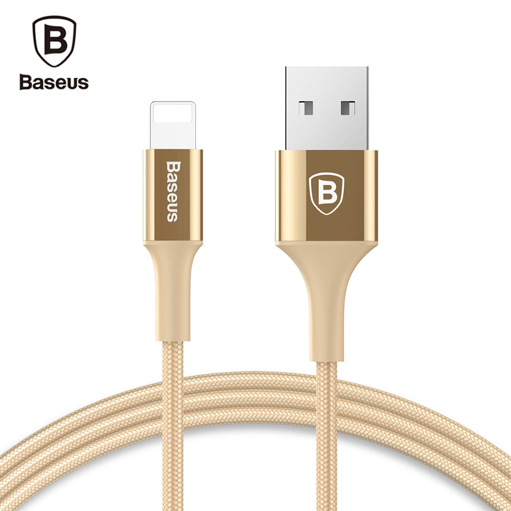 Baseus Shining 8 Pin Cable Charging Data Cord with Jet Metal