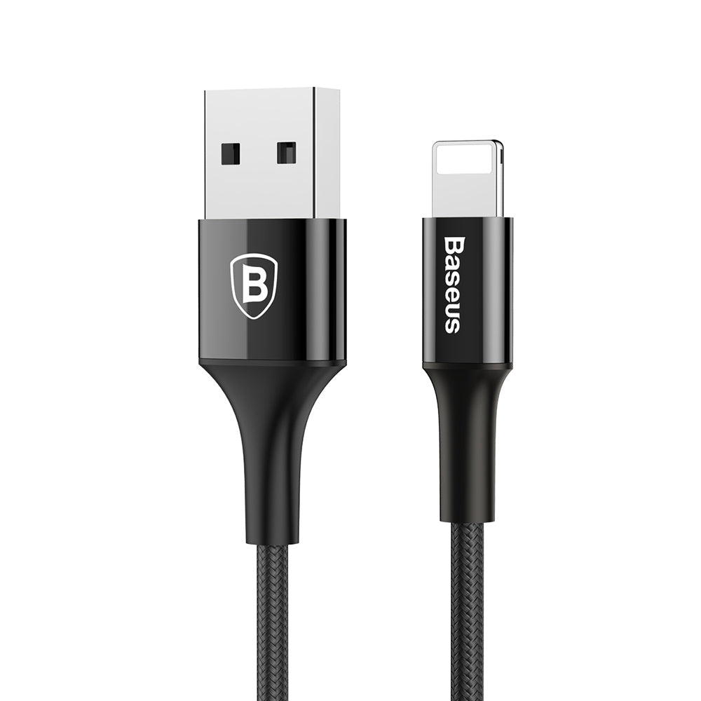 Baseus Shining 8 Pin Cable Charging Data Cord with Jet Metal