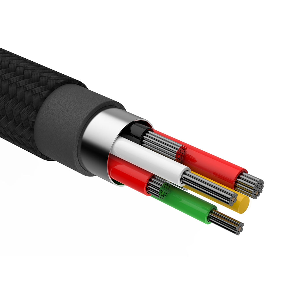 Baseus Shining 8 Pin Cable Charging Data Cord with Jet Metal