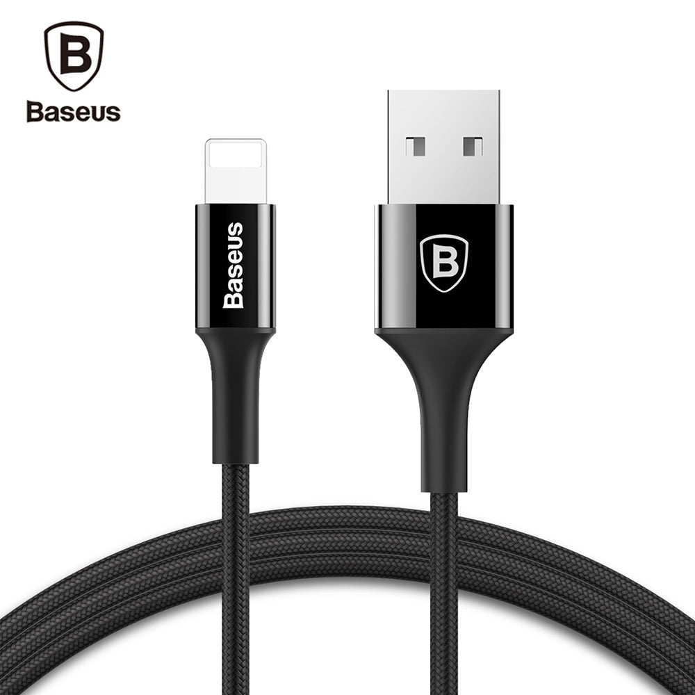 Baseus Shining 8 Pin Cable Charging Data Cord with Jet Metal