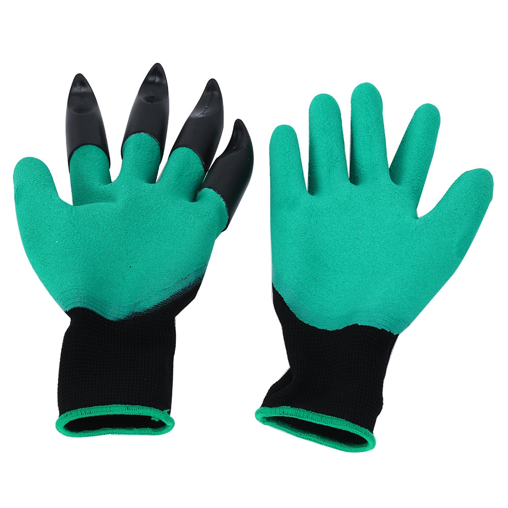 1 Pair Claws Design Latex Garden Work Gloves for Digging