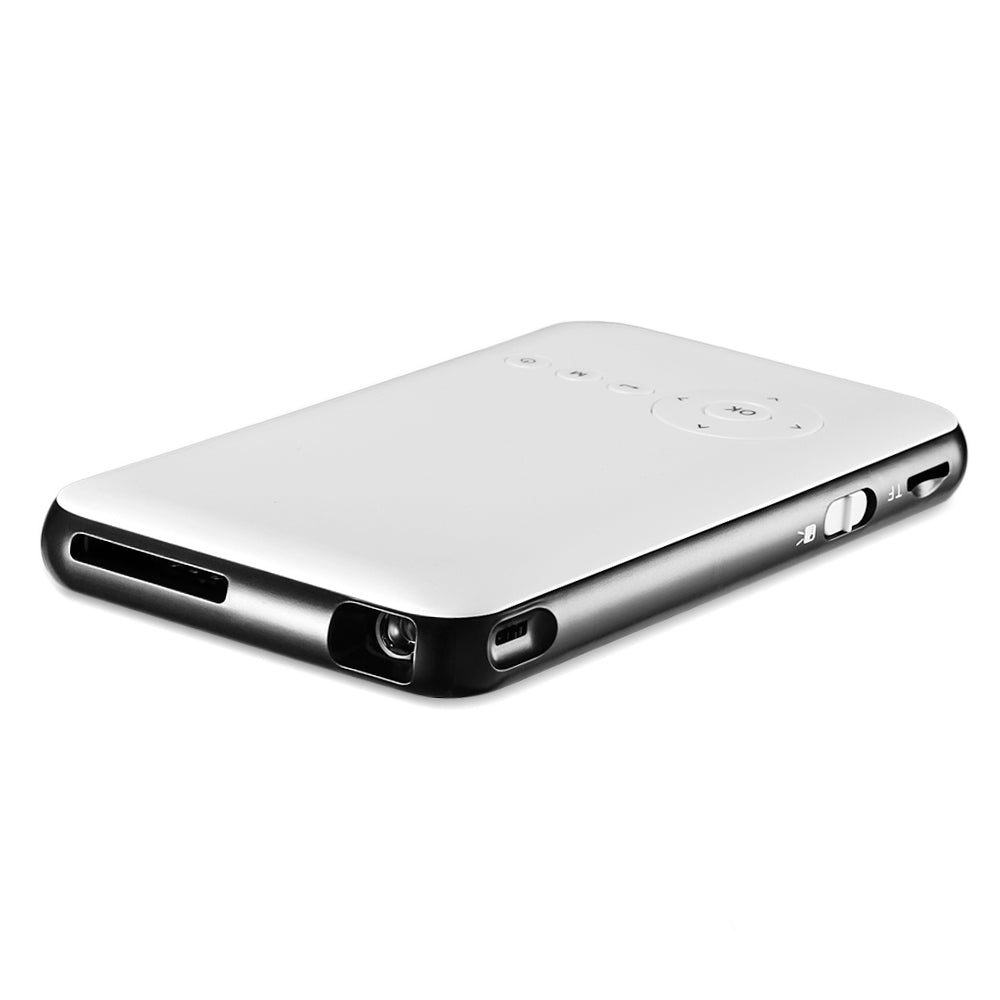 D02 DLP Mini Projector 8GB 50ANSI Android 4.4 Bluetooth 4.0 2.4G / 5G WiFi Airplay HD Media Player