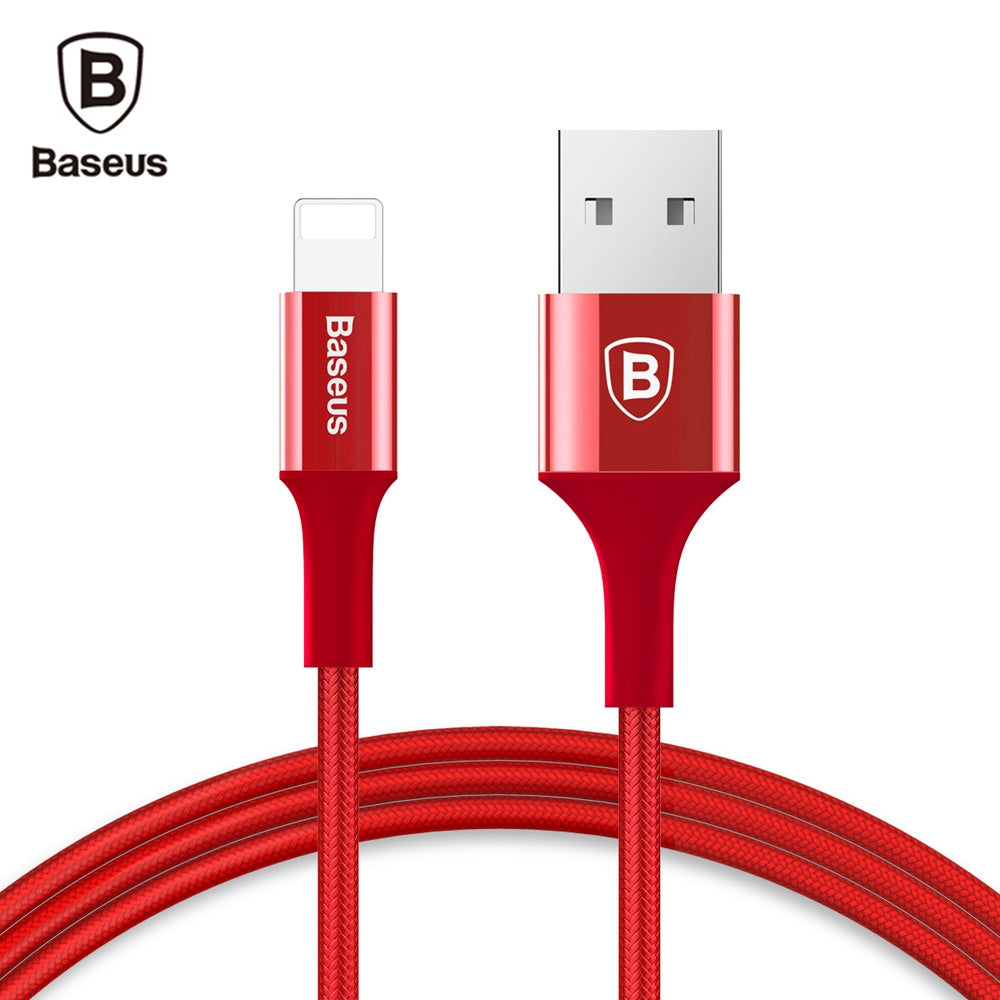 Baseus Shining 8 Pin Cable Charging Data Cord with Jet Metal