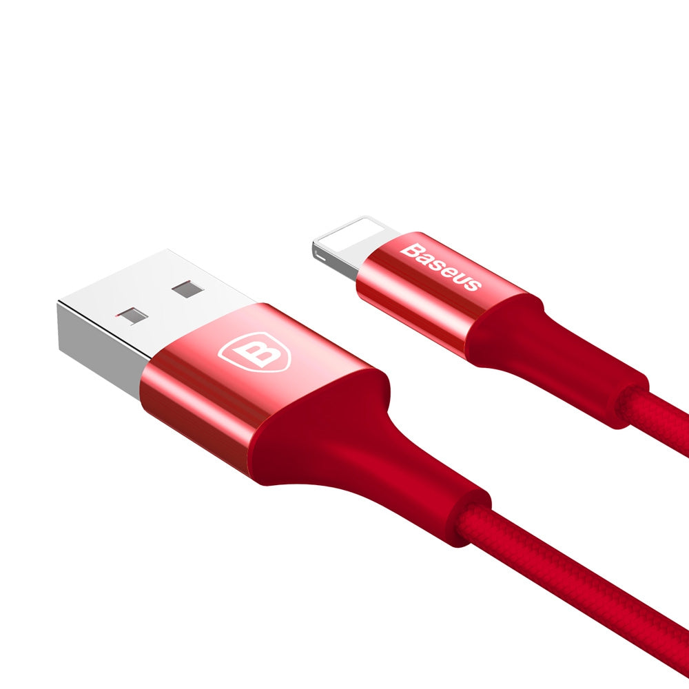 Baseus Shining 8 Pin Cable Charging Data Cord with Jet Metal