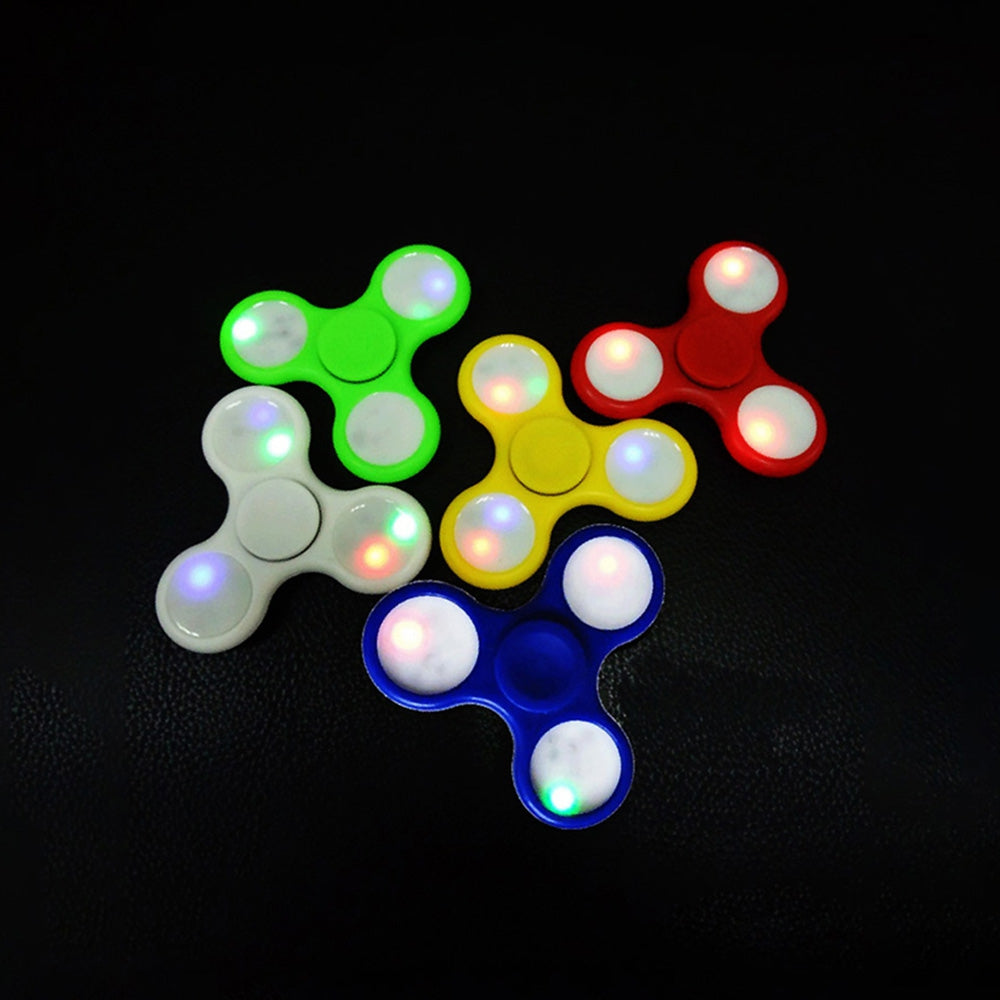 Colorful LED Gyro Stress Reliever Pressure Reducing Toy for Office Worker