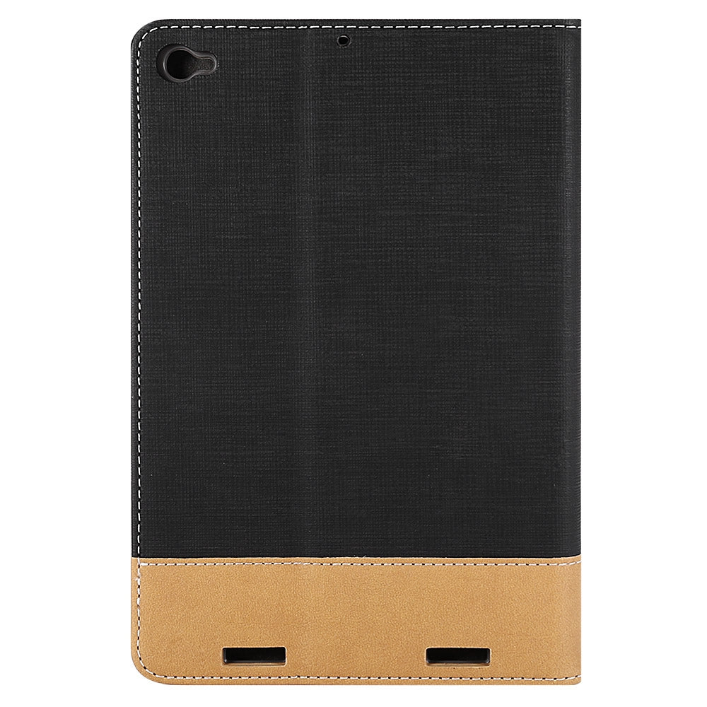Canvas Grain PU Protective Case Auto Sleep Function Folding Stand Design for Xiaomi Mi Pad 3