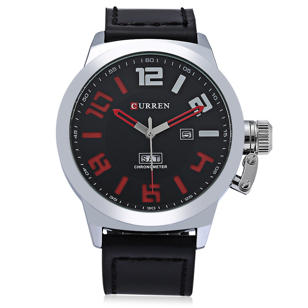 Curren M8270 Men Quartz Watch with Day Date Display