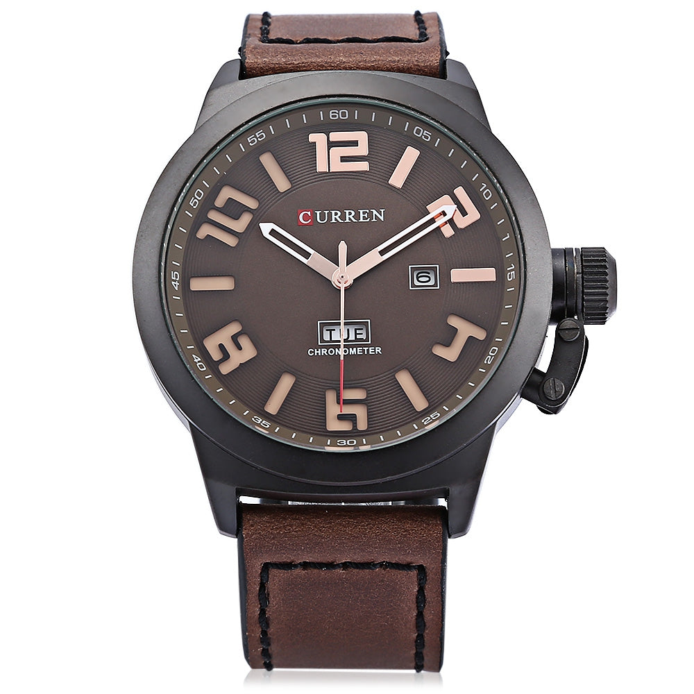 Curren M8270 Men Quartz Watch with Day Date Display