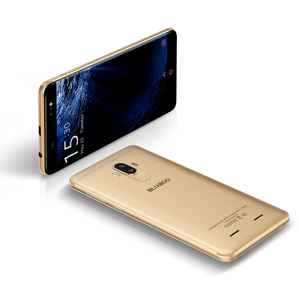 Bluboo D1 3G Smartphone 5.0 inch Android 7.0 MTK6580A Quad Core 1.3GHz 2GB RAM 16GB ROM Fingerpr...