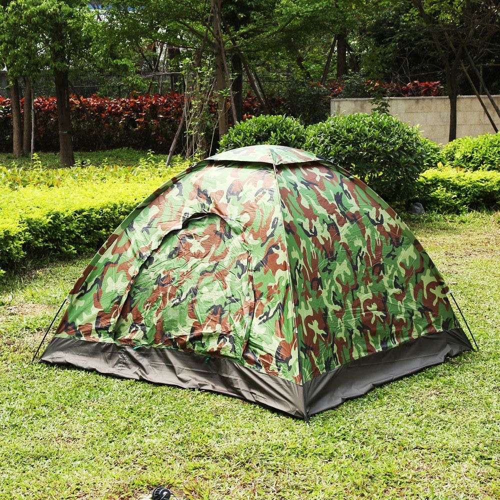 CLEYE Outdoor Fishing Camping One Layer Camouflage Tent