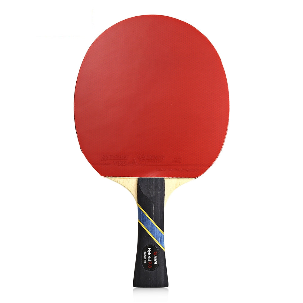 BOER S5 Table Tennis Rackets Pimples-in Rubber Bat for Fast Attack Type Player