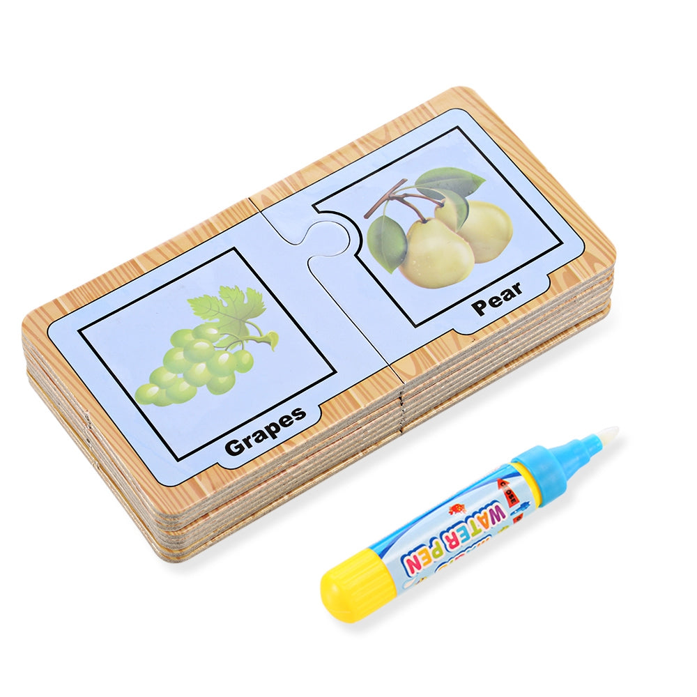 Children English Learning Card Magic Water Drawing Board