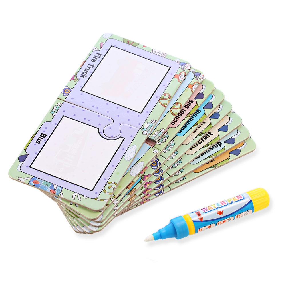 Children English Learning Card Magic Water Drawing Board