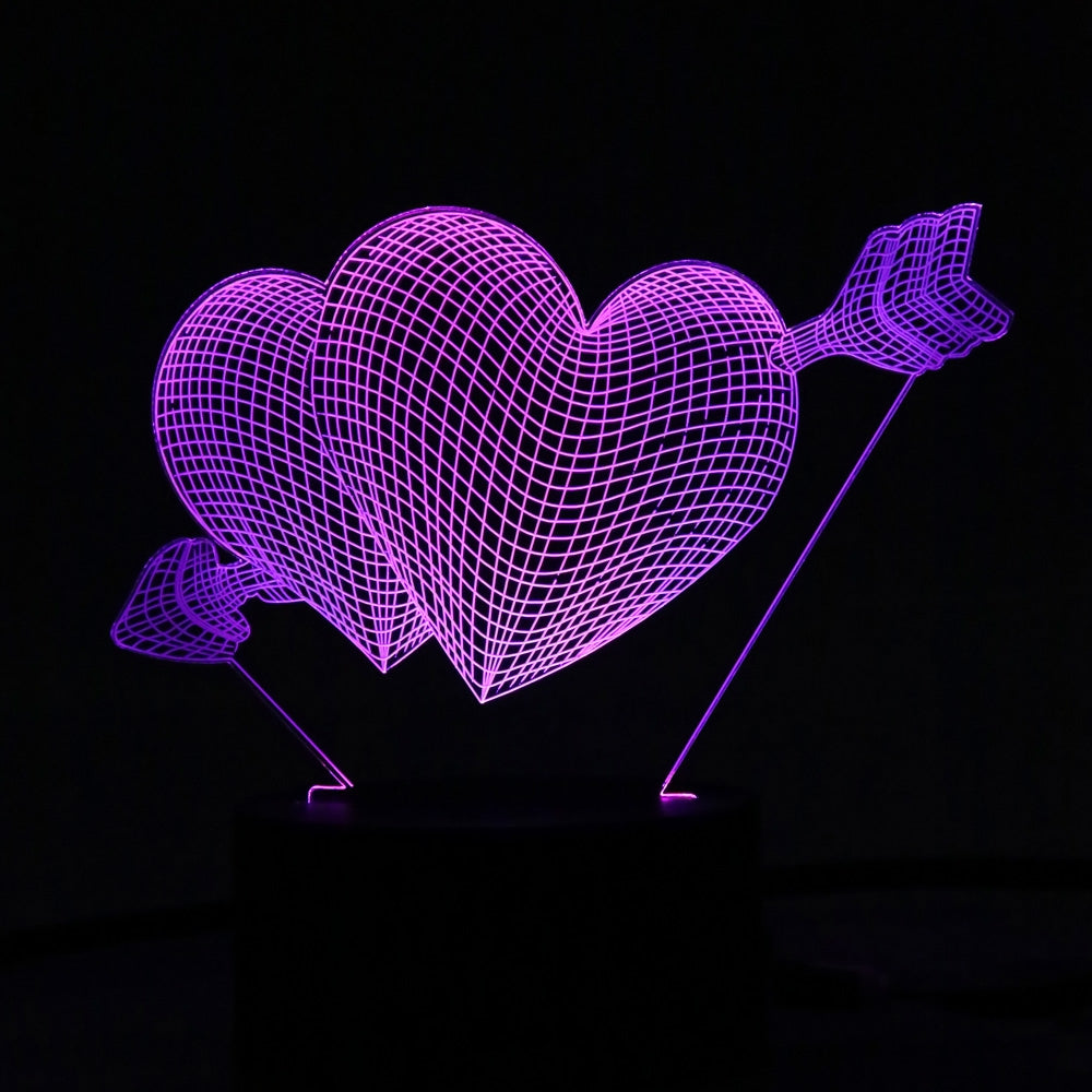 Colorful USB Desk Lamp Night Light 3D LED Lamp