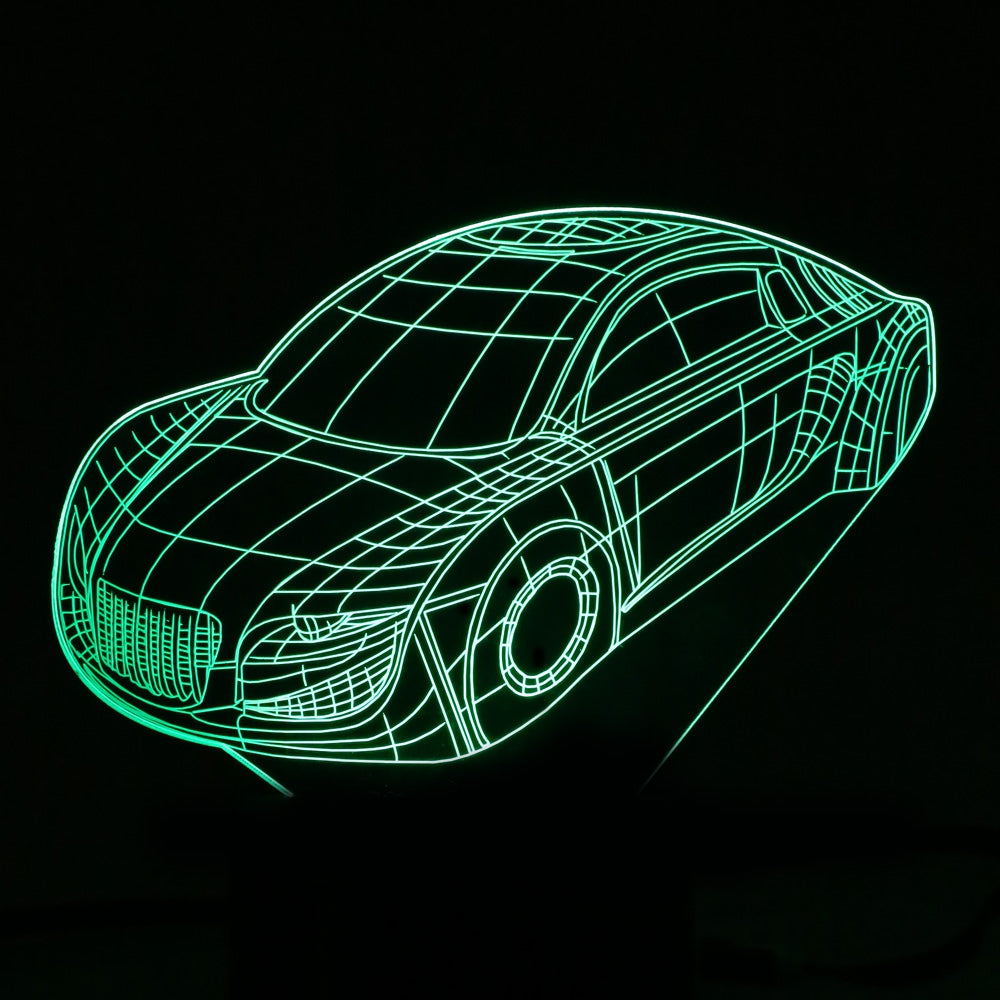 Colorful Car Styling USB 3D LED Lamp Night Light