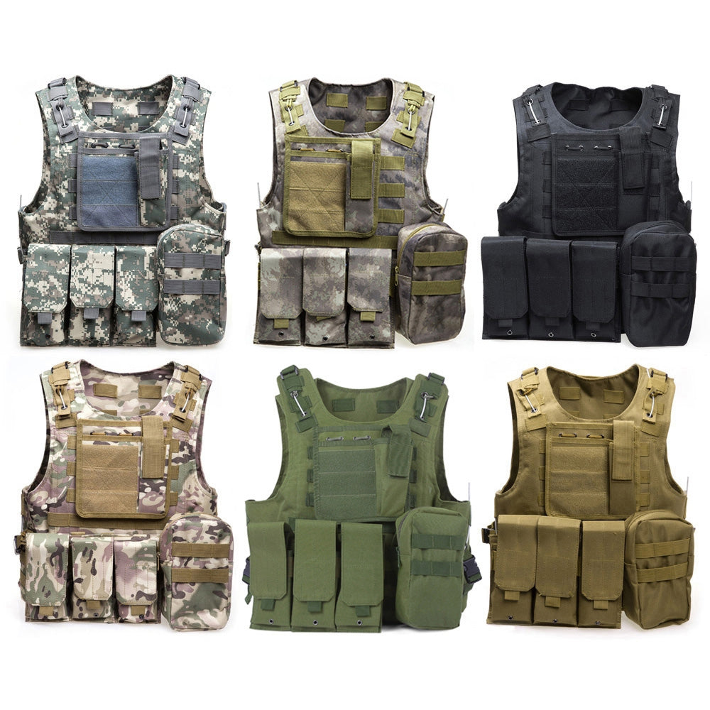 Amphibious Tactical Military Molle Waistcoat Combat Assault Plate Carrier Vest