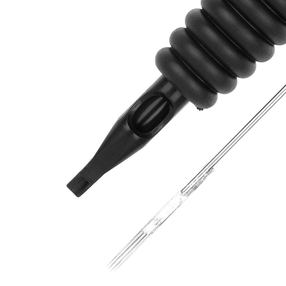 5pcs / Set U-pick Tattoo Needle Tube Silica Gel Grip with Tip RL / RS / F / M1 / M2