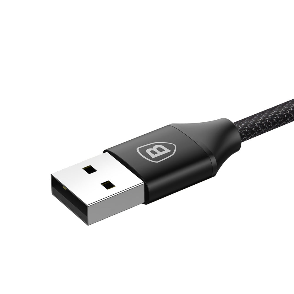 Baseus Yiven 2A 8 Pin Adapter Micro USB Data Cable 1M