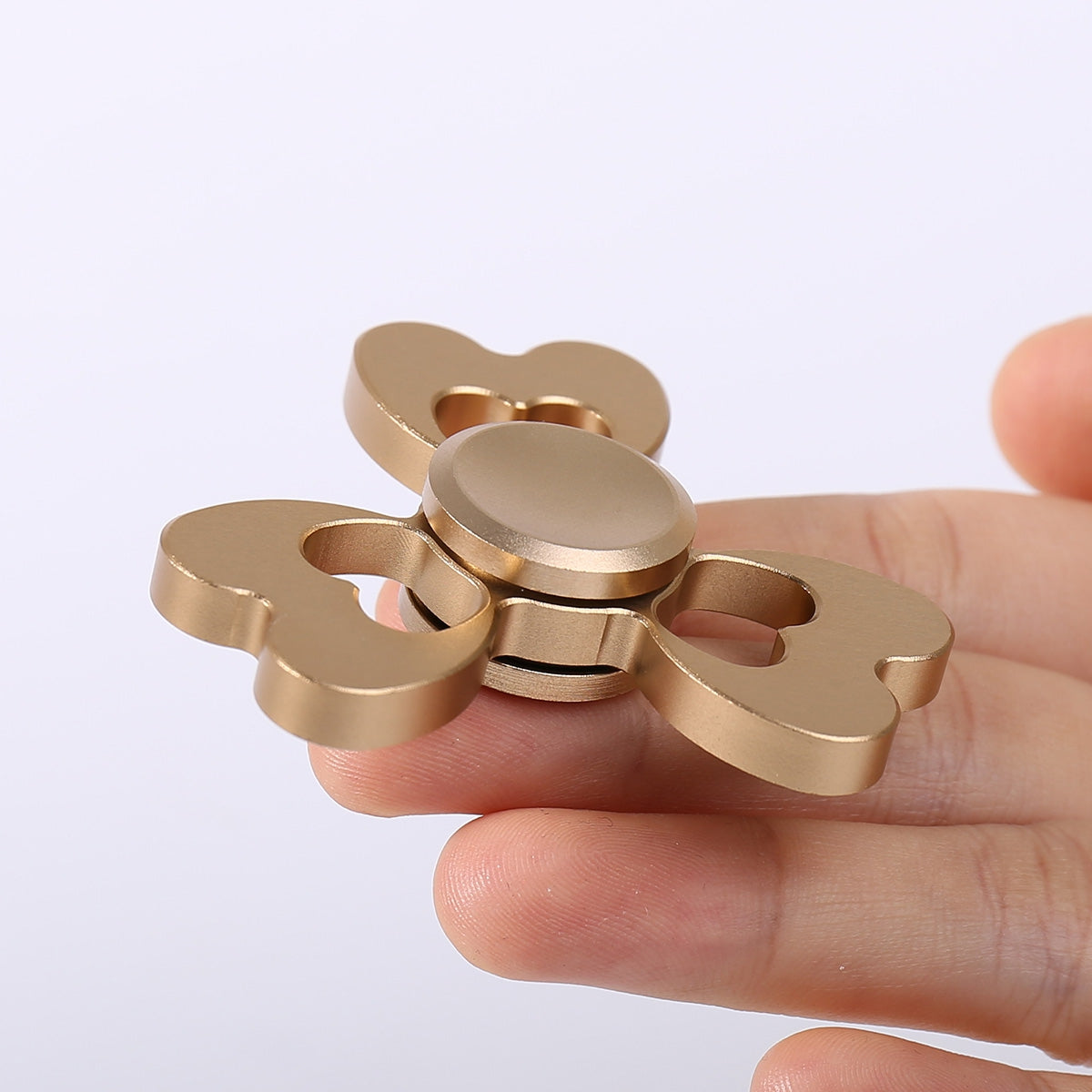 Alloy Fidget EDC Toy Clover Shaped Finger Gyro