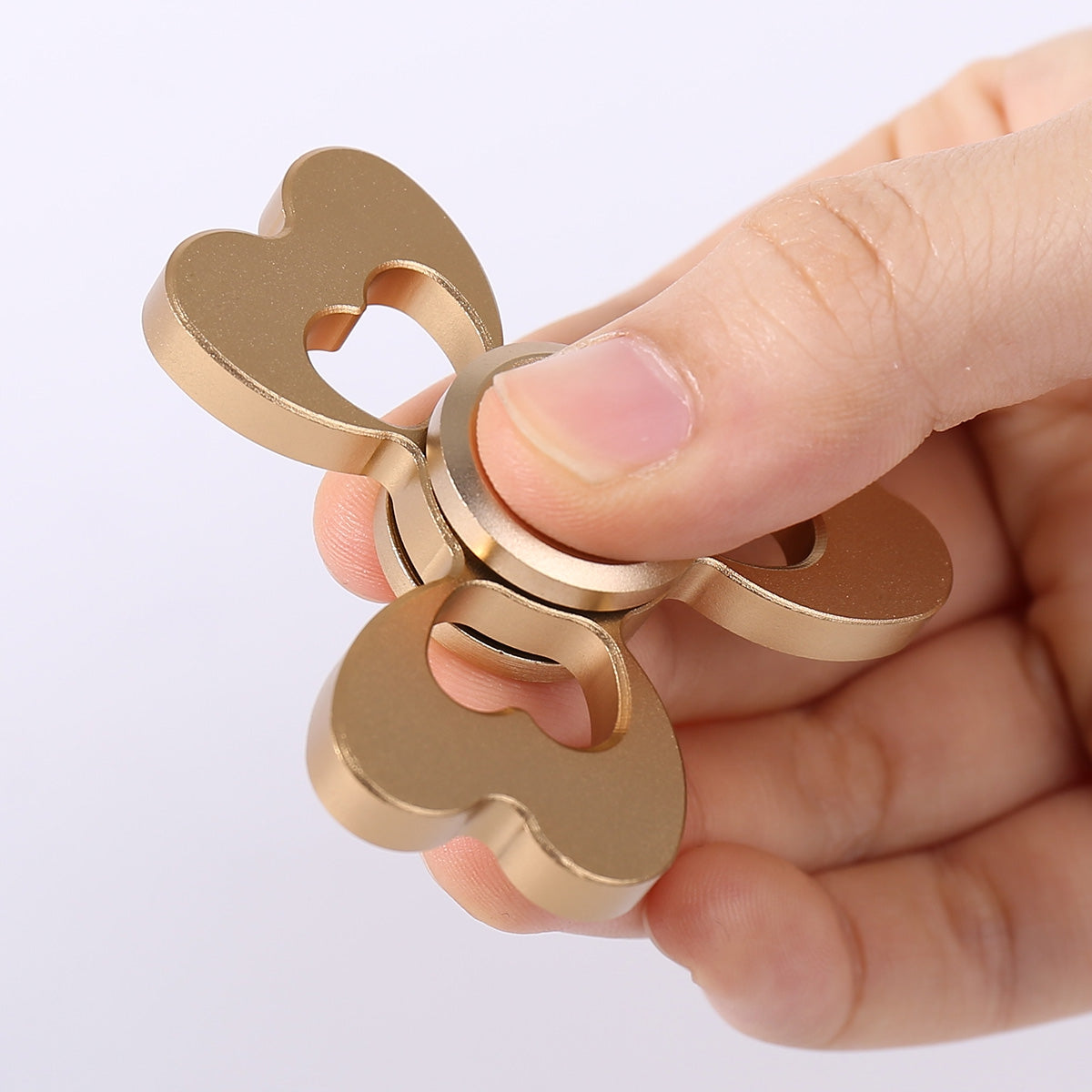 Alloy Fidget EDC Toy Clover Shaped Finger Gyro