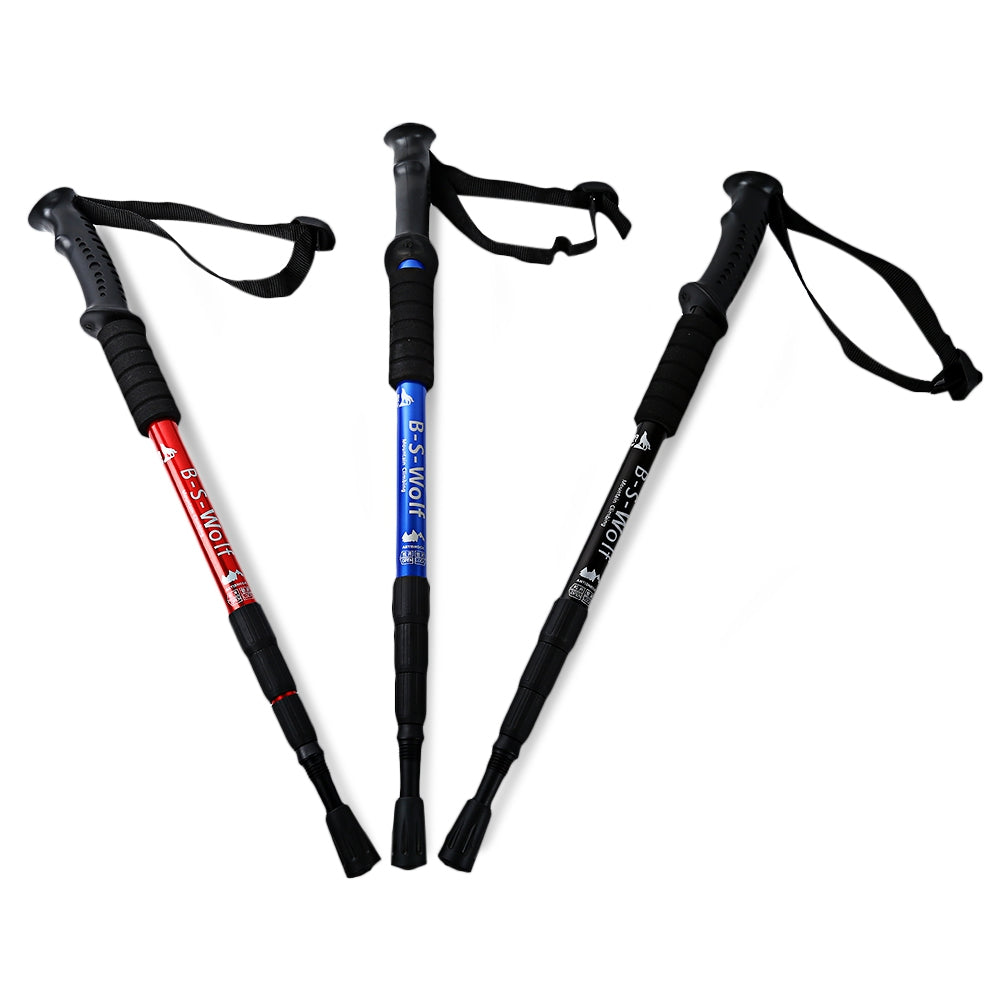 BSWolf Stretchable Anti-skid Aluminum Alloy Alpenstocks