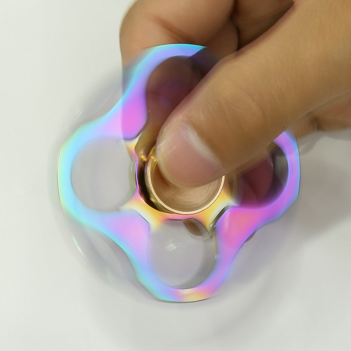Colorful Hollow Out Fidget Metal Finger Spinner