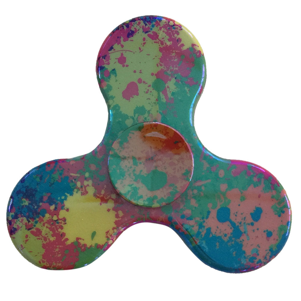 Coloured Oil Painting Hand Spinner EDC Toy Finger Gyro