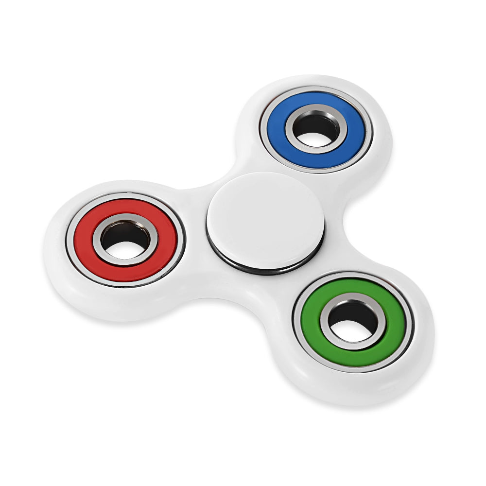 Colorful Trilateral Pattern ABS Hand Spinner Steel Bearings