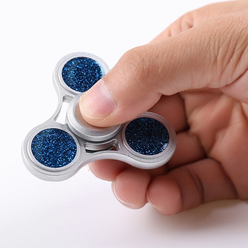 Anti-Stress Toy Glitter Fidget Metal Spinner