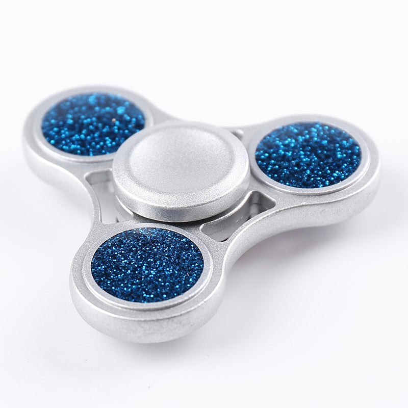 Anti-Stress Toy Glitter Fidget Metal Spinner