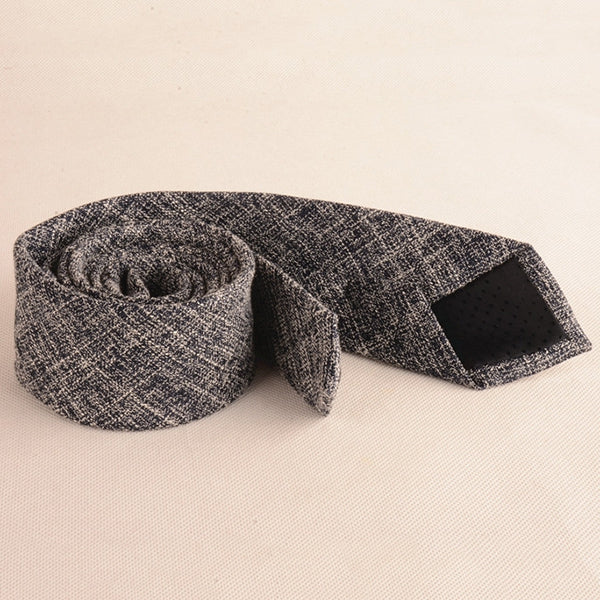 Blend Linen Grain Tie Handkerchief Set
