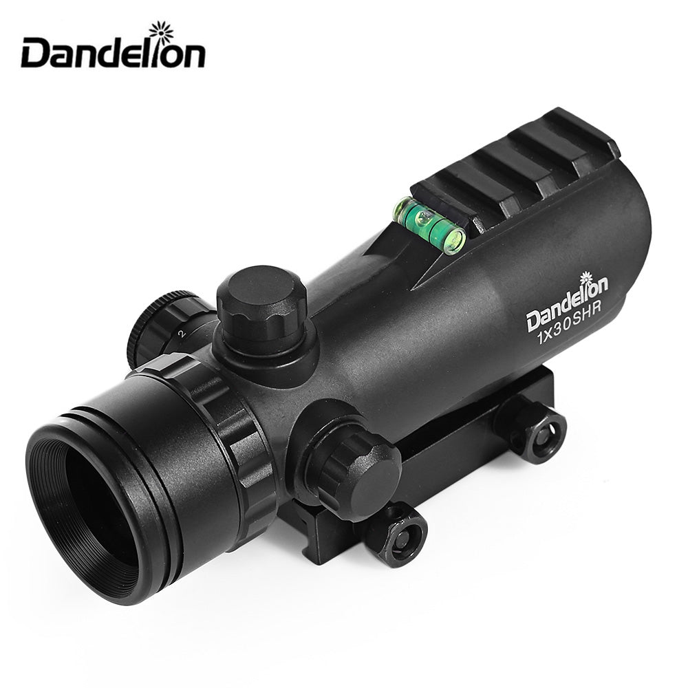 Dandelion Tactical 1 x 30 Red Dot Illuminated Sight