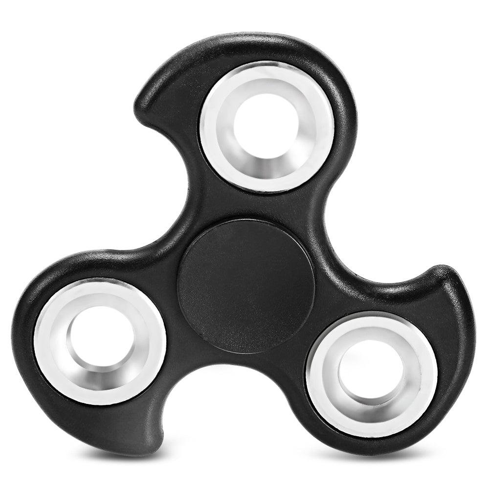 DIY Leaf Trilateral Pattern ABS Hand Spinner Finger Toy