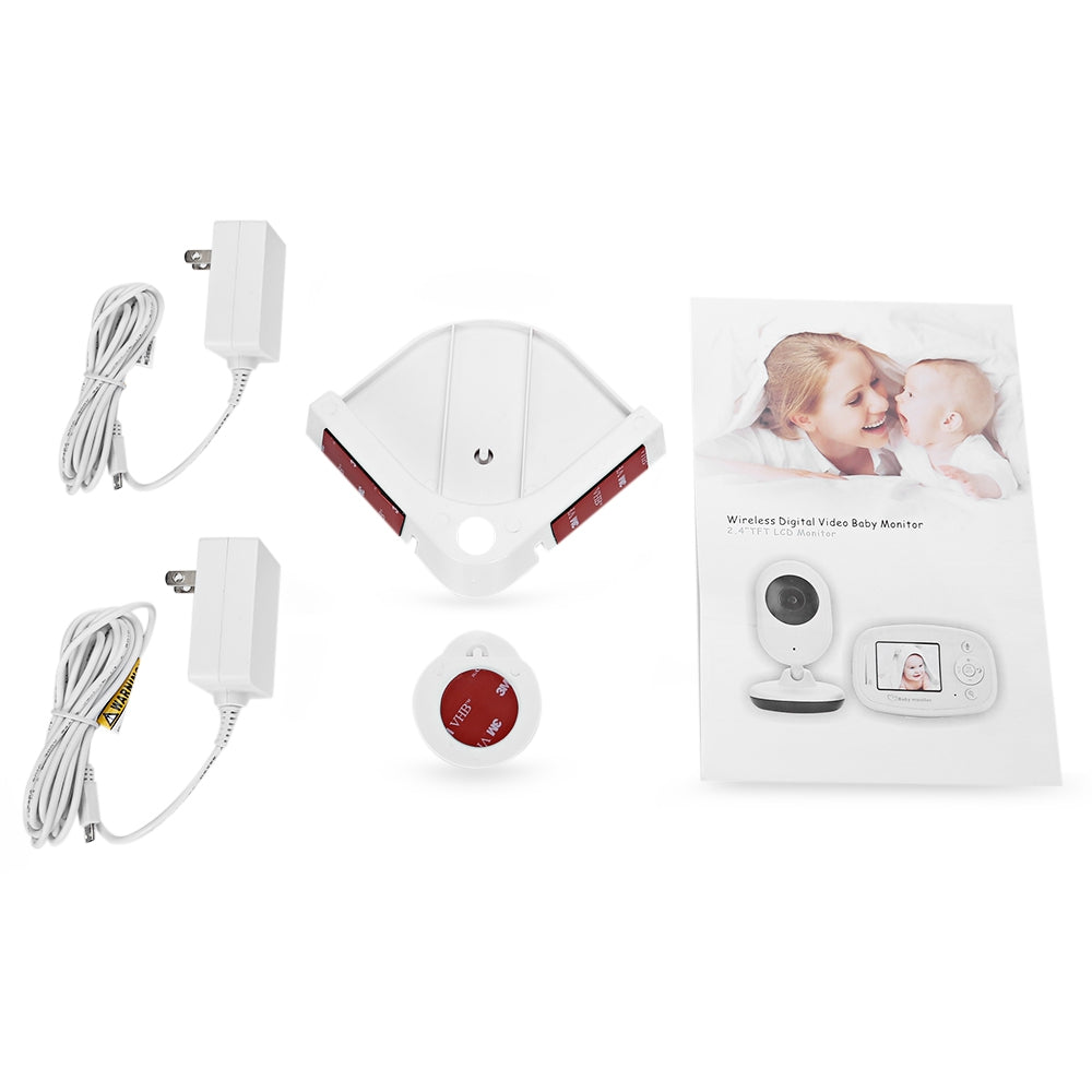 2.4GHz LCD Display Night Vision Wireless Video Baby Monitor