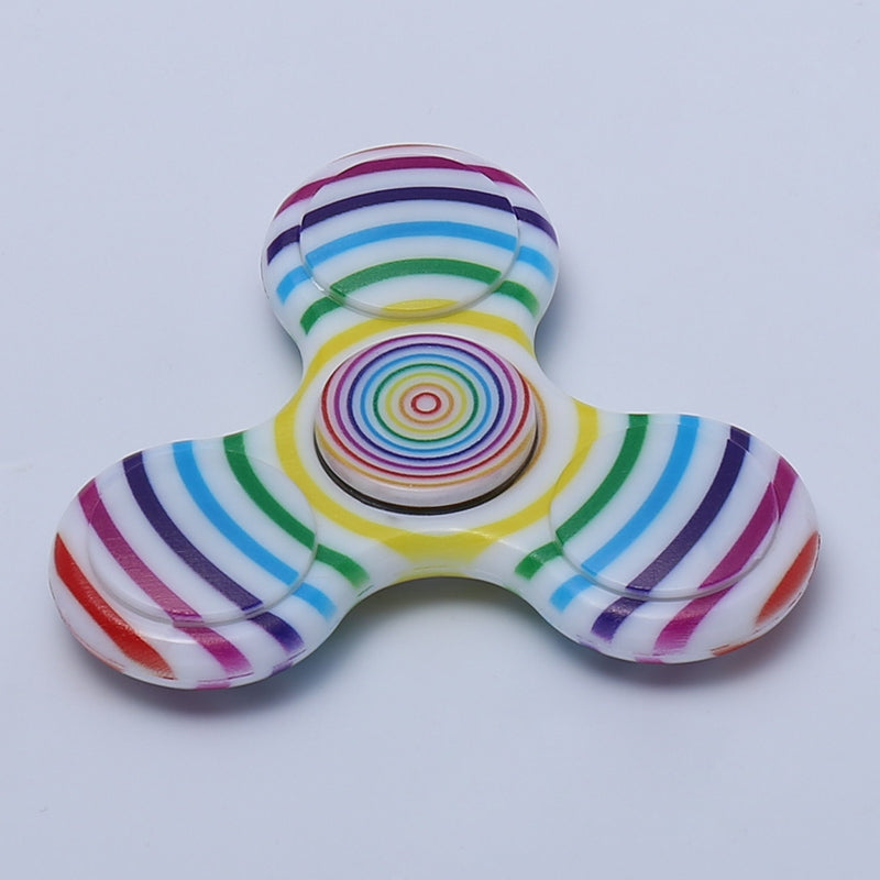 Anti-stress Toy Plastic Patterned Fidget Spinner