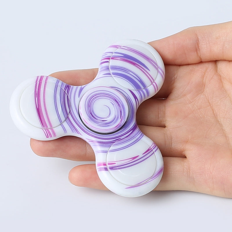 Anti-stress Toy Plastic Patterned Fidget Spinner